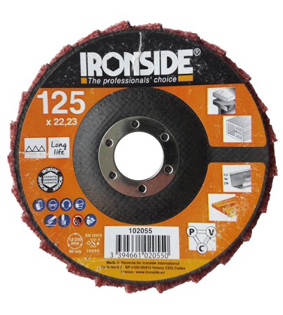 Ironside 102055 Lamellrondell til polering Middels, Maskintilbehør & forbruk