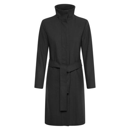 InWear Crew Frakke Sort, Dame Uldfrakker
