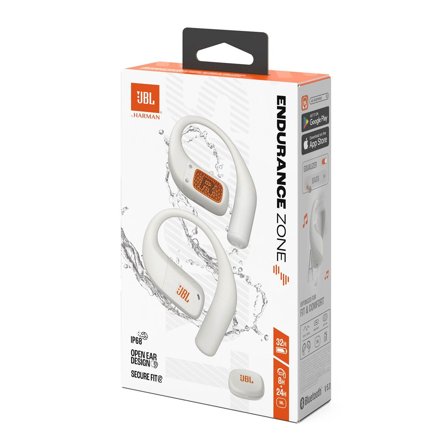 JBL - In-ear hörlurar Endurance Zone - White Hvit