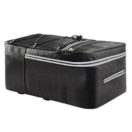 Sykkelveske Bagasjebrett Vanntett Sykkel Bagasjebrettveske med Vanntett Regntrekk Sykling Bikepacking 12L