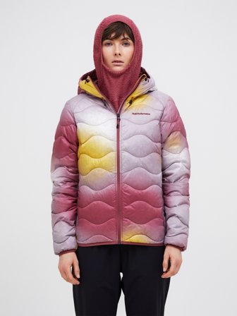 Helium AOP Down Hood Jacket Women