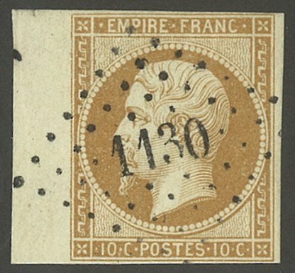 Frankrig 1860 - YT 13B - Stemplet