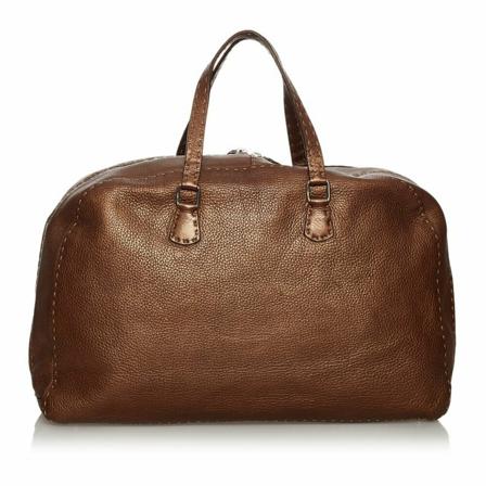 Fendi Vintage, Pre-owned Handbag Bruin, Dames, Maat:ONE Size