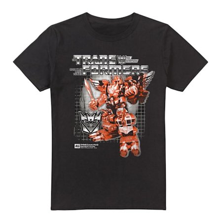 Transformers Herr Predaking Box 40-års T-Shirt S Svart