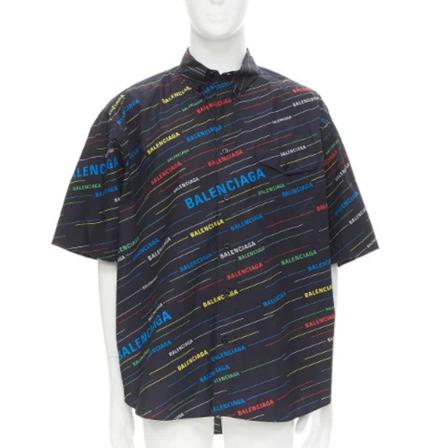 Balenciaga Vintage Pre-owned Cotton tops , Zwart , Dames , Maat: M