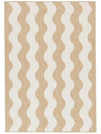 Mare Tapis D’intérieur/Extérieur Lavable 140X200 Petit Beige
