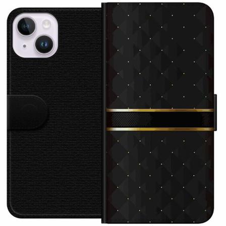 Apple Iphone 14 Plus Plånboksfodral Golden Stripes