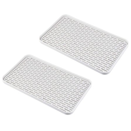 4X Avlopp med droppbricka, stor besticksavloppsplatta, fruktkoppuppsättning