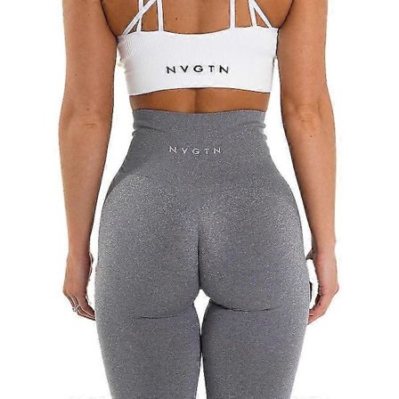 Nvgtn Sömlösa Leggings Spandex Shorts Dam Fitness Elastiska Andningsbara Höftlyftande Fritids Sport Spandex Tights