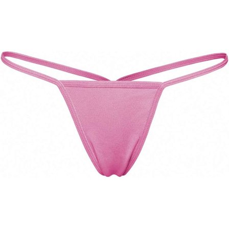 vichFarh Sexy undertøy dame truse stripete tanga truser ensfargede truser truser rose rød stor