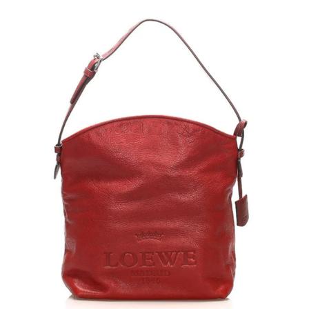Loewe Pre-owned Pre-ownedLæderskuldertasker Rød, Dame Vintage Tasker, Størrelse: ONE Size