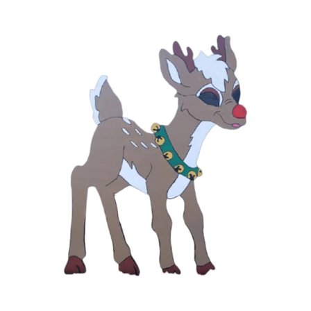 /EA/Julestemning Juletrepynt i Tre DIY Håndverk Tegneserie Overraskelse Interessant Jul utendørs Dekorasjon for Hjemmet (Snømann)