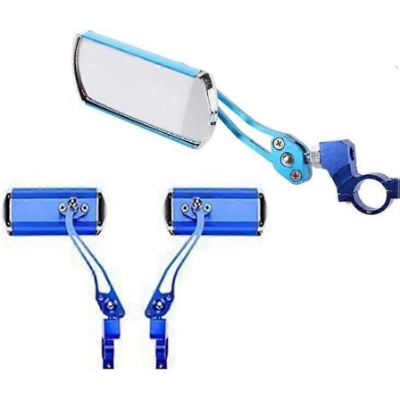 Set med 2 cykelspeglar, 1 par 360 justerbara och roterande backspeglar för cykel, backspeglar för cykel, skoterspegel, mountainbike