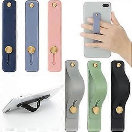 SZTXJ 6 Stk. Telefonstrop Greb Holder Mobiltelefon Greb Teleskopisk Finger Telefon Fingerstrop Holder Universal Fingerstøtte til de fleste smartphones