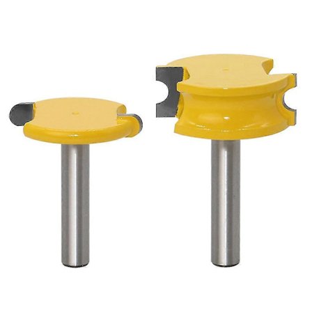 2 stk./sæt 8 mm skaft kano fløjte og perle overfræser bitsæt træbearbejdning wolfram coba