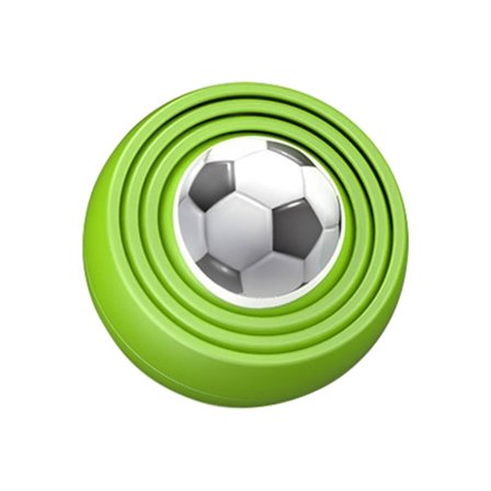 3D Oändlig Flip Boll Dekompressionsleksak Minska Stress Multi Lager Fingertopps Rullande Boll Fotboll