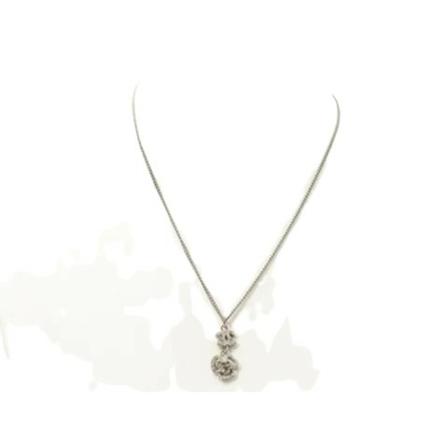 Chanel Vintage Pre-owned Metal chanel-jewelry , Grijs , Dames , Maat: ONE Size Vintage Sieraden