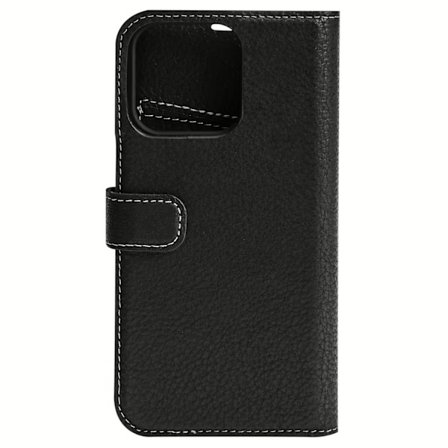 iPhone 13 Pro leather wallet, detachable, Black