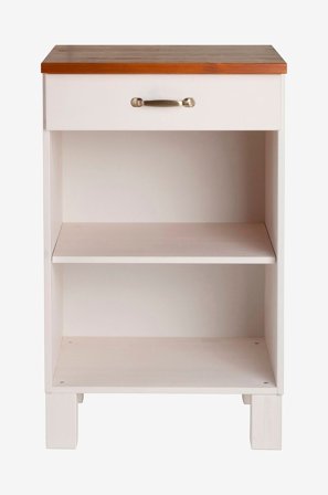 Loft24 - Oppbevaringsskap Alby 60 Small 1 skuff - Hvit - Skap - Fra Homeroom