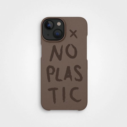 Plastic Free Phone Case Earth Brown No plastic | agood company, iPhone 14