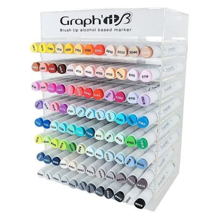 Set med 96 GRAPH'IT Brush & Extra tunn