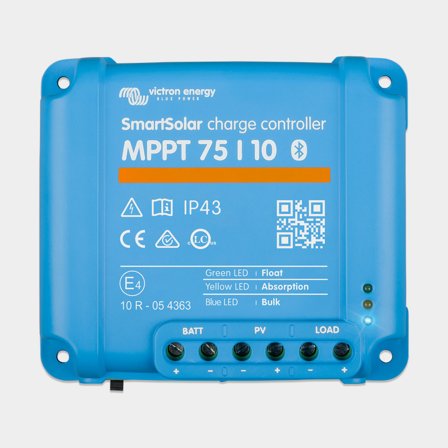 Aurinkopaneelisäädin Victron SmartSolar MPPT 75/10, 12/24 V, 10 A