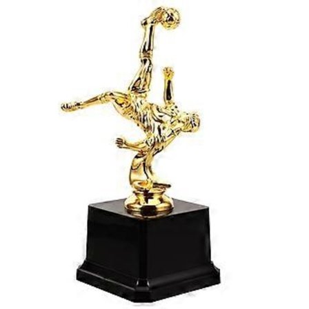 Delikat Fodboldtrofæ Atlet Trofæ Gave Bordtrofæ Dekoration Fodbold Atlet Trofæ Kop Håndværk