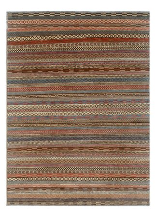 Striped Gabbeh Modern Rug 172X240 Wool