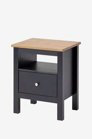 Wood Furniture - Sengebord til ende/side - Sort - Sengeborde - Fra Homeroom