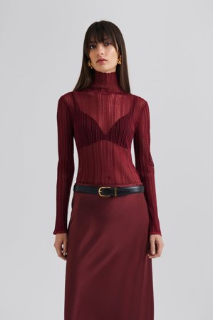 Malina - Zelie topp - XXS - Wine