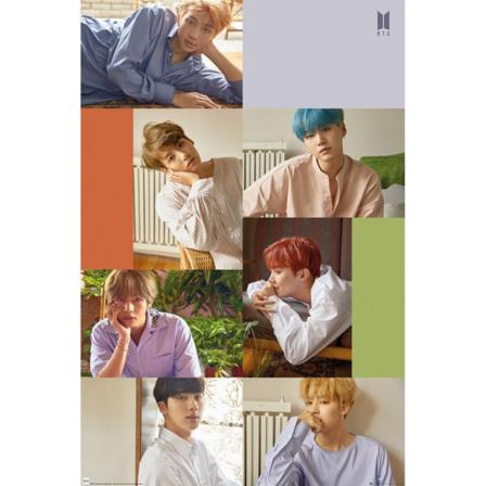Bts Collageaffisch One Size Flerfärgad