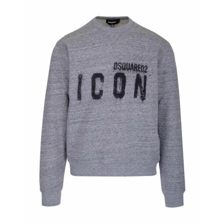 Dsquared2 - Tröjor - Grå - Herr - Storlek: M, Herr, Storlek: M