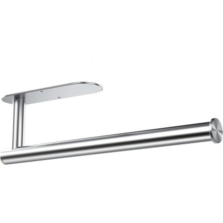 Hushållspappershållare borrbar rostfritt stål