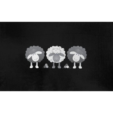 Får stil, 40 * 60cm, sød trykt tegneserie dør måtte, fodpude, h