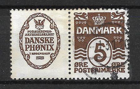 Danmark - AFA Reklamemærke 2 - Stemplet