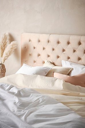 Jotex - Sängynpääty 160 Cm Puuteribeige Puuteribeige - SKENE - Osta Sängynpäädyt Jotex