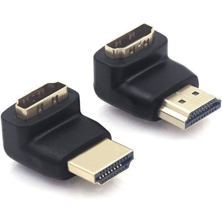 HDMI-adapter 90 grader och 270 grader vinklad HDMI-kontakt höger