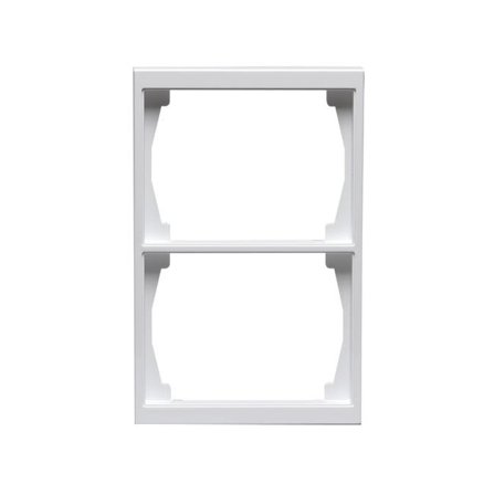 ABB Impressivo Dekkramme 2-veis, hvit 2 rom, Strømbrytere & vegguttak