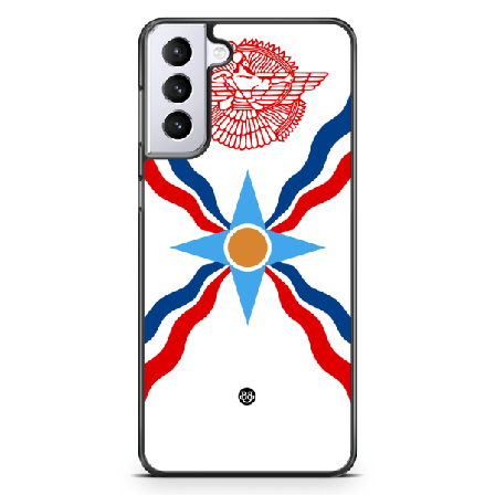 Bjornberry Skal Samsung Galaxy S21 Plus - Assyriska flaggan