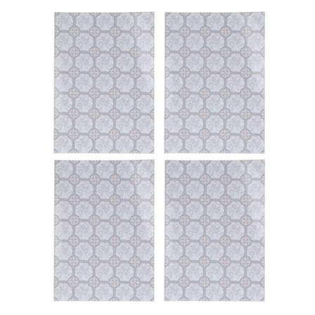 4 stk. dukkehus gulv klistermærke 1/12 skala god glans lille unik naturtro miniature dukkehus gulv papir klistermærke 05