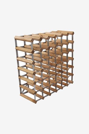 The Swedish Wine Rack Factory - Vinreol 42 flasker The Swedish Wine Rack Factory - Brun - Vinstativ - Fra Homeroom