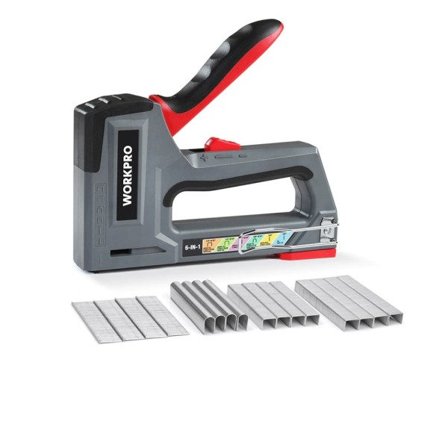 6-i-1 Heavy Duty häftning pistol för fixering material manuell spikpistol med två ström alternativ