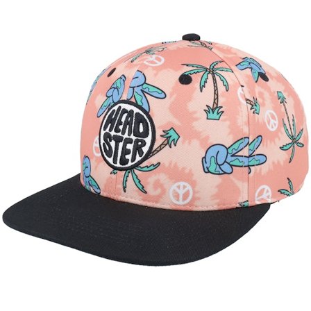 Headster - Pink - snapback - Cap - Kids World Peace Peaches Snapback - Hatstore