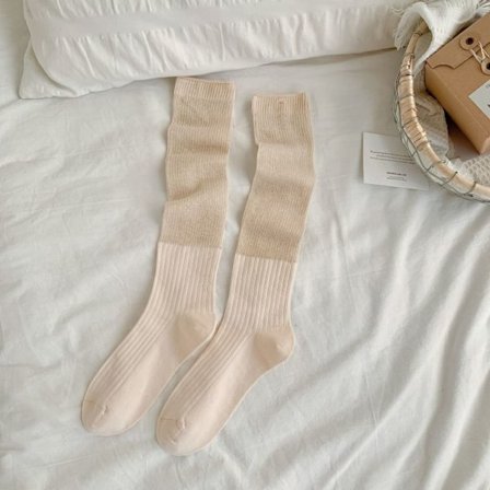 Benfria ihåliga strumpor Tunna strumpor KHAKI