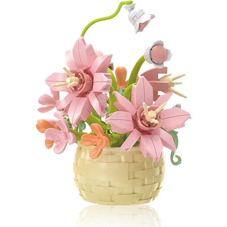 Mini blomsterbyggesett, en plantetema-bursdagsgave, egnet for jenter og gutter fra 6 år og oppover, voksne og barn.