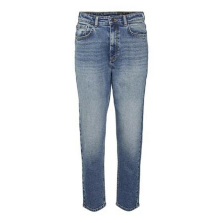 Noisy May, Moni Straight Jeans Blauw, Dames, Maat:W31 L34