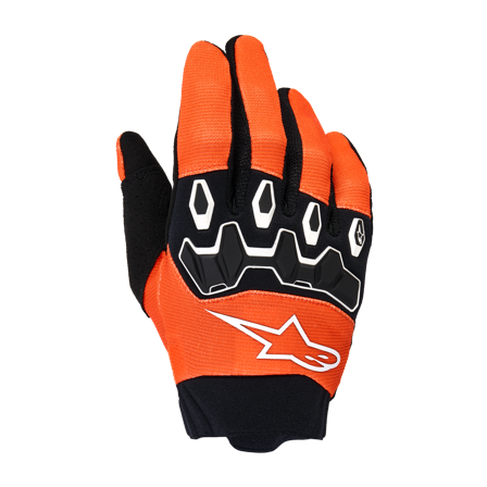Crosshandschuhe Alpinestars Full Bore V2 Kinder Orange/Weiß/Schwarz S