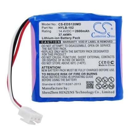 Batteri til medicinsk udstyr til MINDRAY DECG-03A, SE-601A, DECG-03A Elcktro Cardiogram osv.