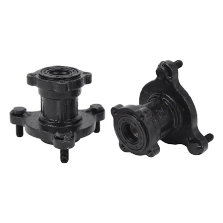 2 stk. forbremse hjulfælgsnav 17 mm 20 mm hjulnav med 3 lejerbolte til 110cc 125cc ATV Quad Go Kart cykel