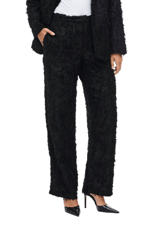 Vila VIWAGNE Skräddarsydda byxor Dam Svart 38